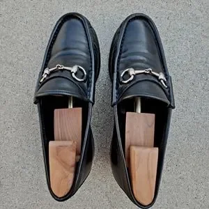Gucci Horsebit Black Leather Loafer Size 9 D Regular with Silver-toned Hardware Women main image 4